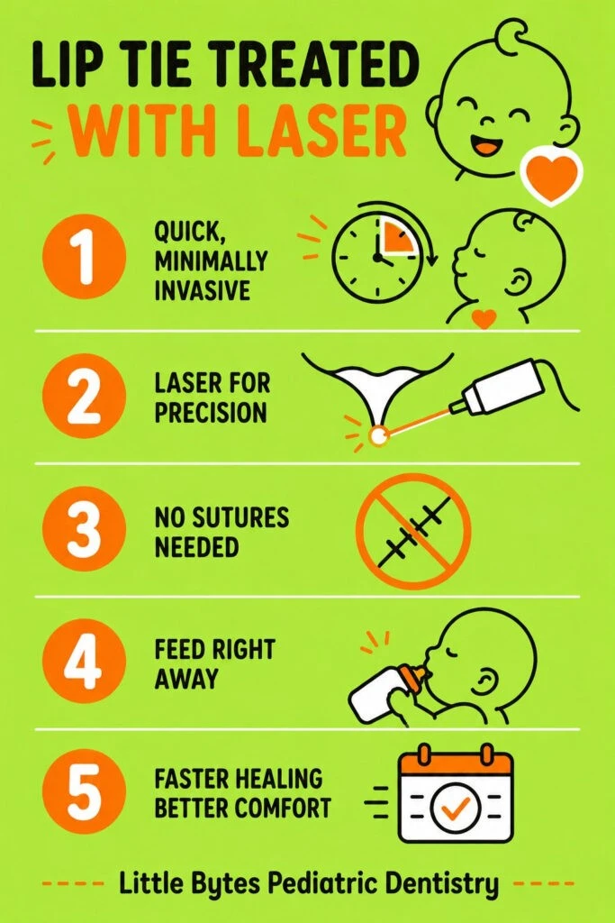 Infographic Lip Tie in Babies and Toddlers What Parents Often Miss - Little Bytes Pediatric Dentistry